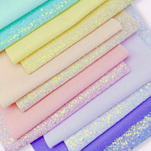 Wool Felt & Sparkle Bundle x 12 Sheets