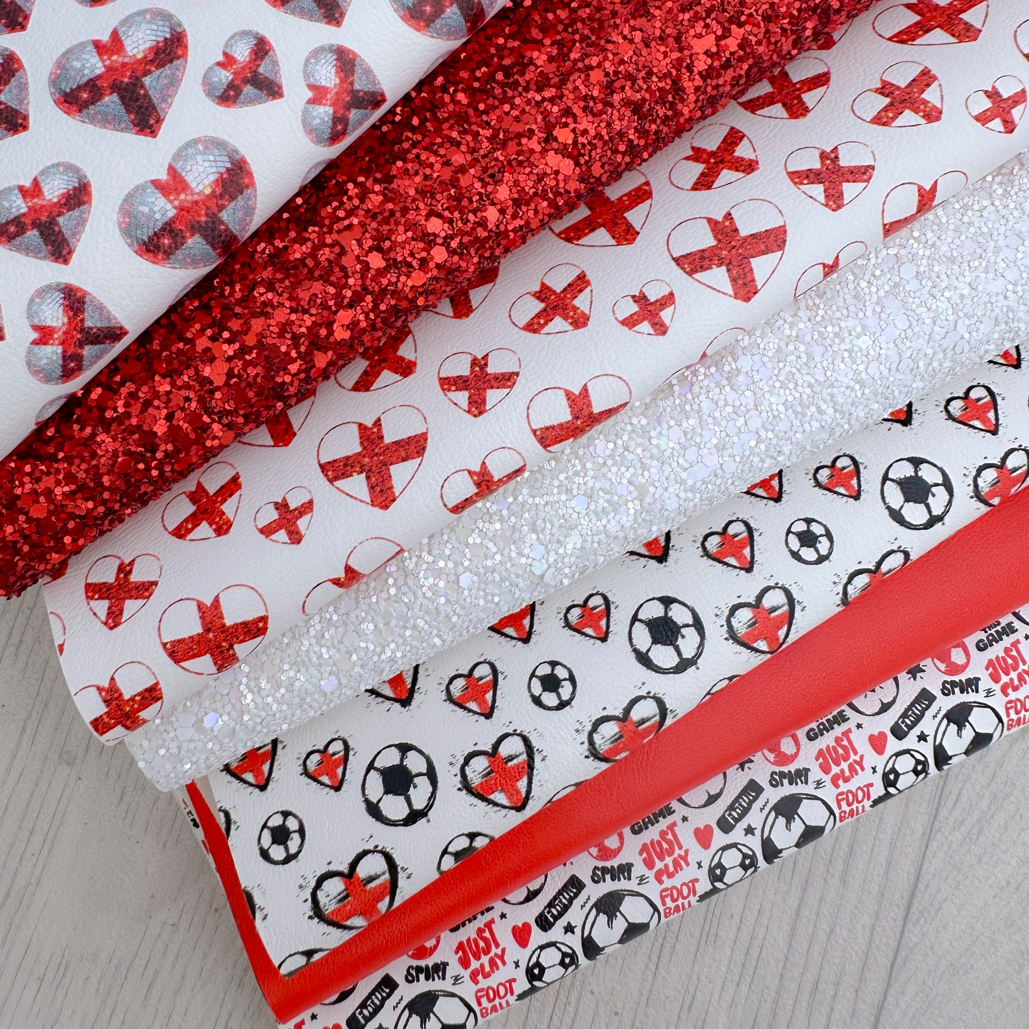 Big England Football Glitter Bundle