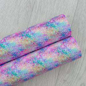 Rainbow Sparkles Leatherette