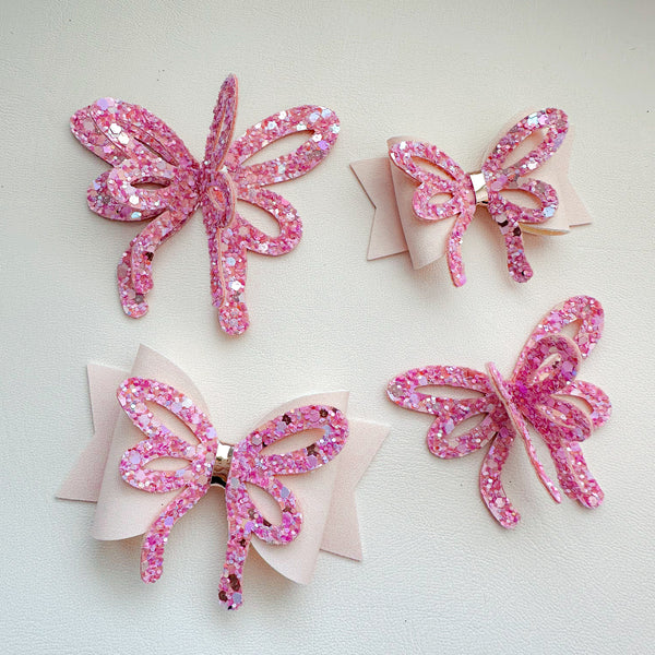 Ribbon Bow Die Glitter Glitter On The Wall