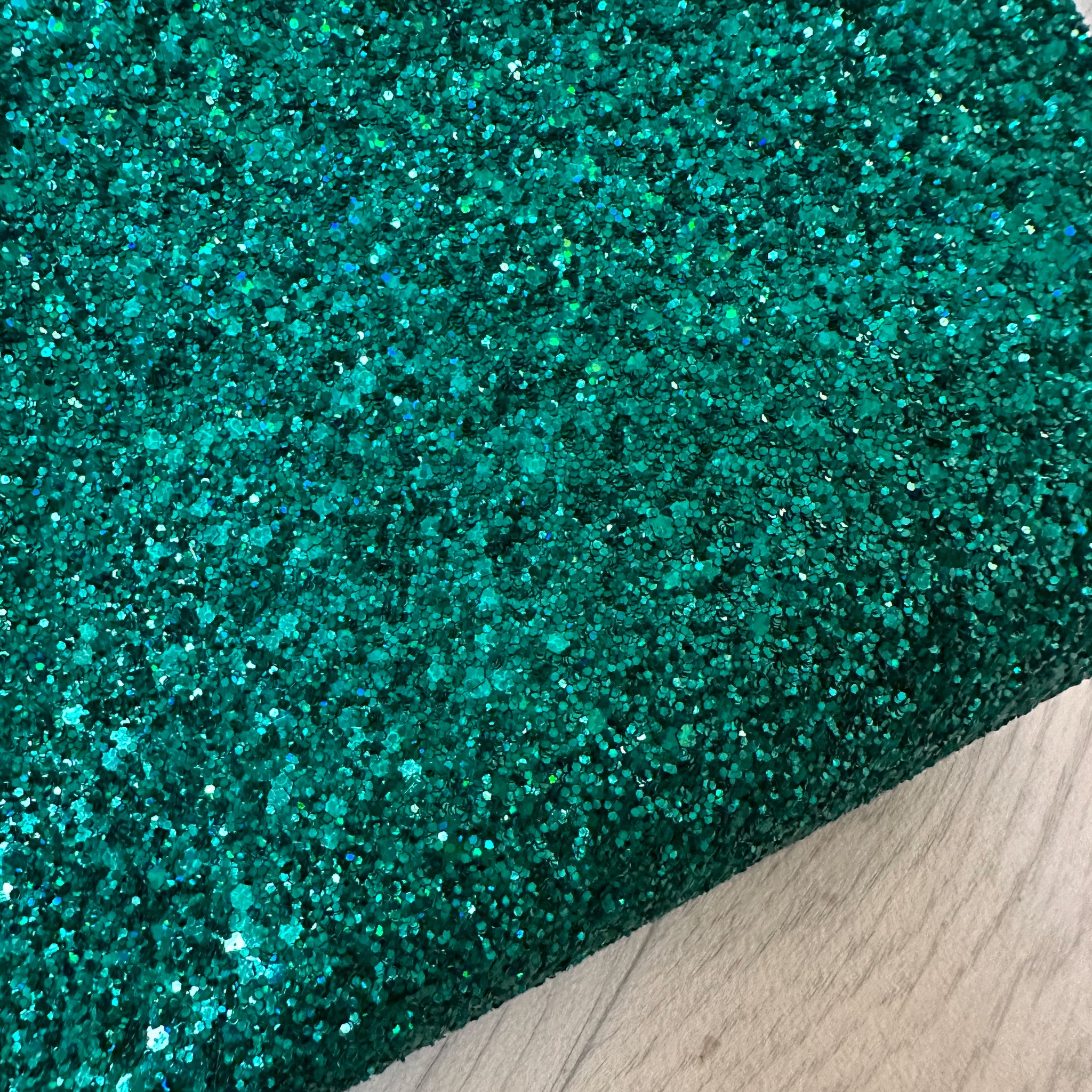 Christmas Teal Hologram Chunky Glitter