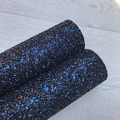 Powder Blue Lux Premium Chunky Glitter Fabric